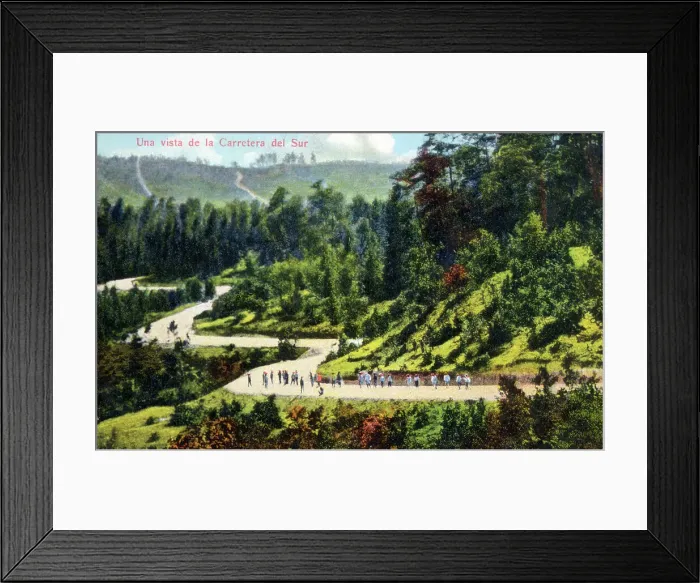 Framed Print : La Carretera del Sur, Honduras Framed Print : La Carretera del Sur, Honduras