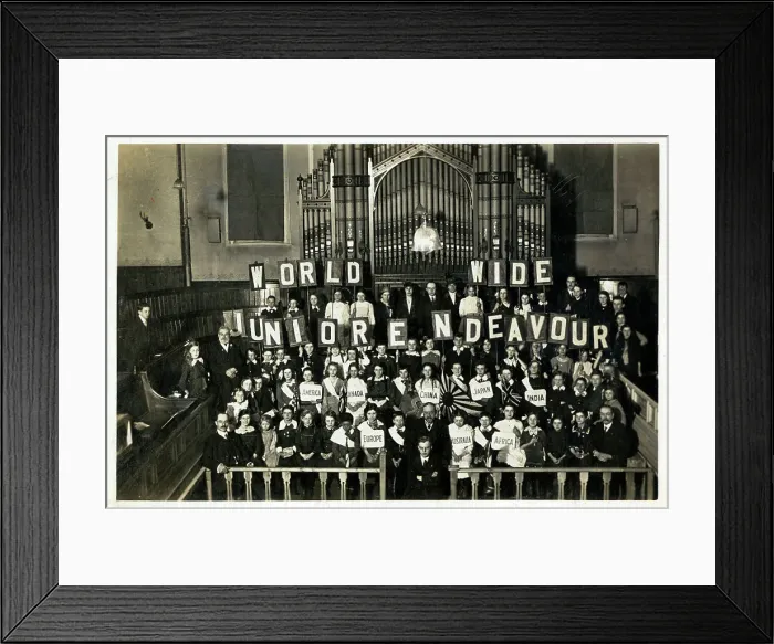 Framed Print : World Wide Junior Endeavour - Christian Movement Framed Print : World Wide Junior Endeavour - Christian Movement
