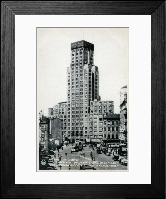 Framed Print : The Boerentoren - Antwerp, Belgium Framed Print : The Boerentoren - Antwerp, Belgium