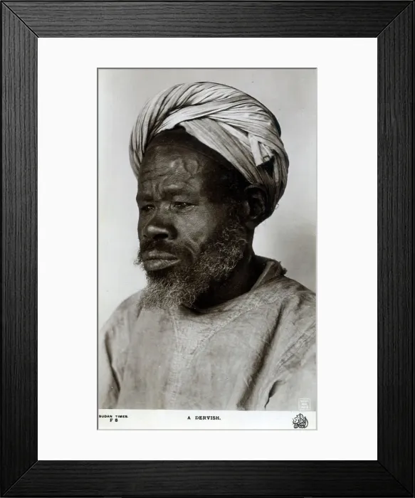 Framed Print : A Dervish - Sudan, East Africa Framed Print : A Dervish - Sudan, East Africa