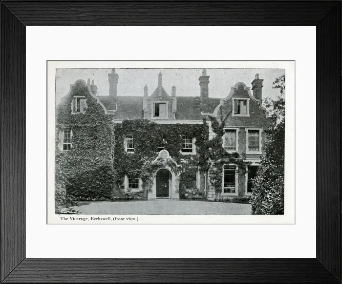Framed Print : The Vicarage, Berkswell, Warwickshire (now West Midlands) Framed Print : The Vicarage, Berkswell, Warwickshire (now West Midlands)