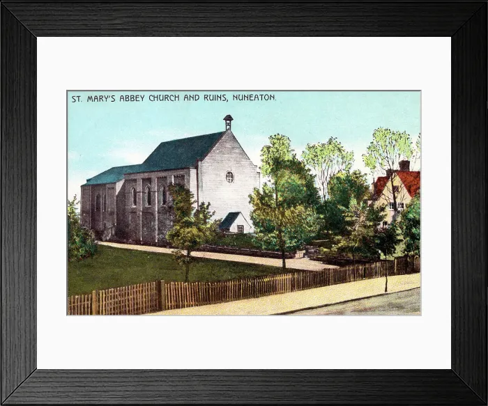 Framed Print : St. Mary's Abbey Church & Ruins, Nuneaton, Warwickshire Framed Print : St. Mary's Abbey Church & Ruins, Nuneaton, Warwickshire