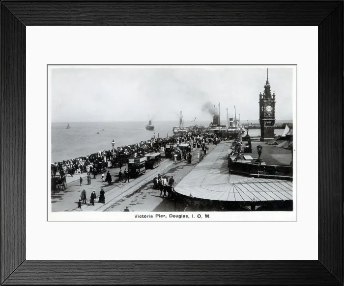 Framed Print : Douglas, Isle of Man - Victoria Pier Framed Print : Douglas, Isle of Man - Victoria Pier