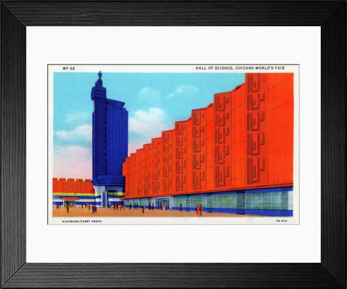 Framed Print : Chicago World's Fair - Hall of Science Framed Print : Chicago World's Fair - Hall of Science