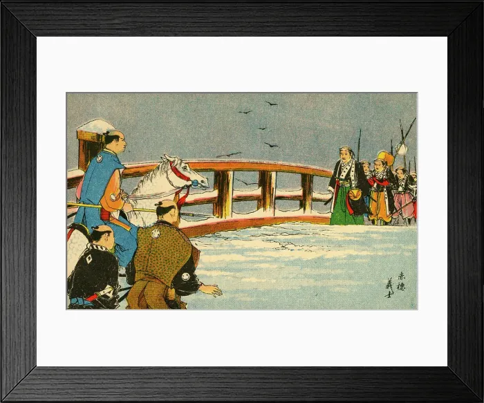 Framed Print : The Heiji Rebellion, Japan Framed Print : The Heiji Rebellion, Japan