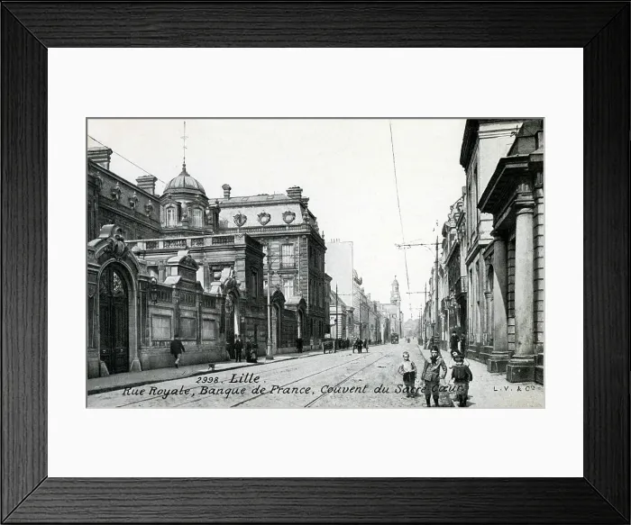 Framed Print : Rue Royale, Lille, France Framed Print : Rue Royale, Lille, France