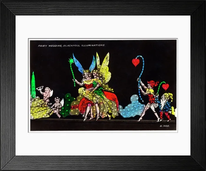Framed Print : Blackpool, Lancashire - Illuminations - Fairy Wedding Framed Print : Blackpool, Lancashire - Illuminations - Fairy Wedding