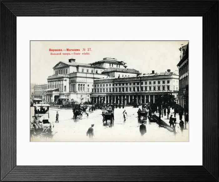 Framed Print : The Grand Theatre in Warsaw, Poland Framed Print : The Grand Theatre in Warsaw, Poland