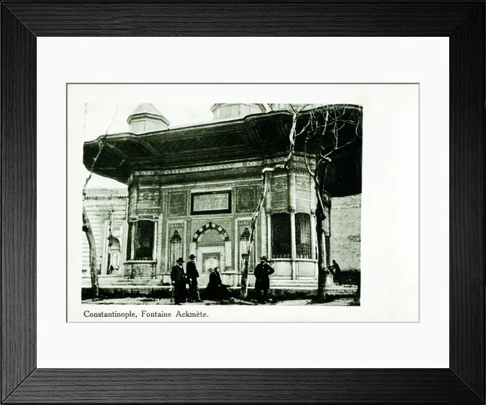 Framed Print : The Fountain of Ahmed III - Istanbul, Turke Framed Print : The Fountain of Ahmed III - Istanbul, Turke