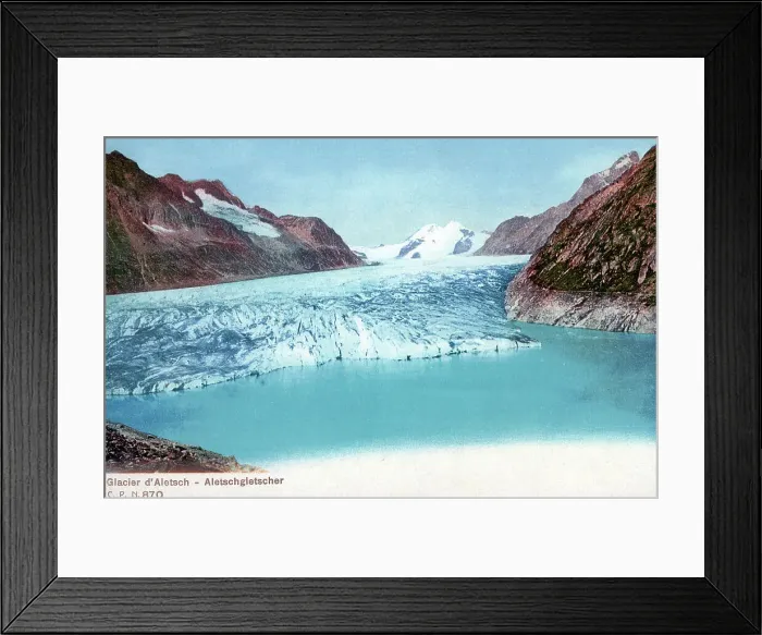 Framed Print : The Aletsch Glacier, Bernese Alps, Switzerland Framed Print : The Aletsch Glacier, Bernese Alps, Switzerland