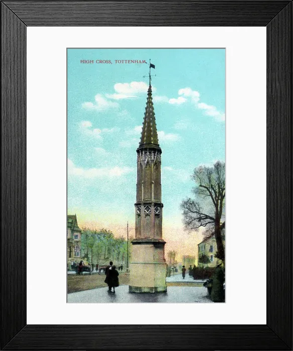 Framed Print : The High Cross, Tottenham, North London Framed Print : The High Cross, Tottenham, North London
