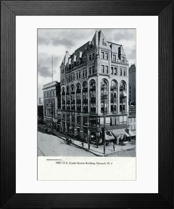 Framed Print : U.S. Credit System Building, Newark, New Jersey, USA Framed Print : U.S. Credit System Building, Newark, New Jersey, USA