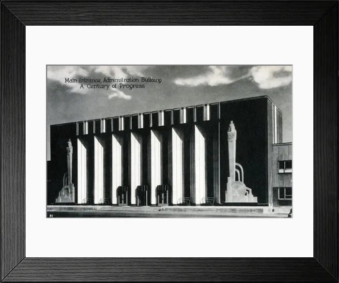 Framed Print : A Century of Progress International Exposition - Chicago Framed Print : A Century of Progress International Exposition - Chicago