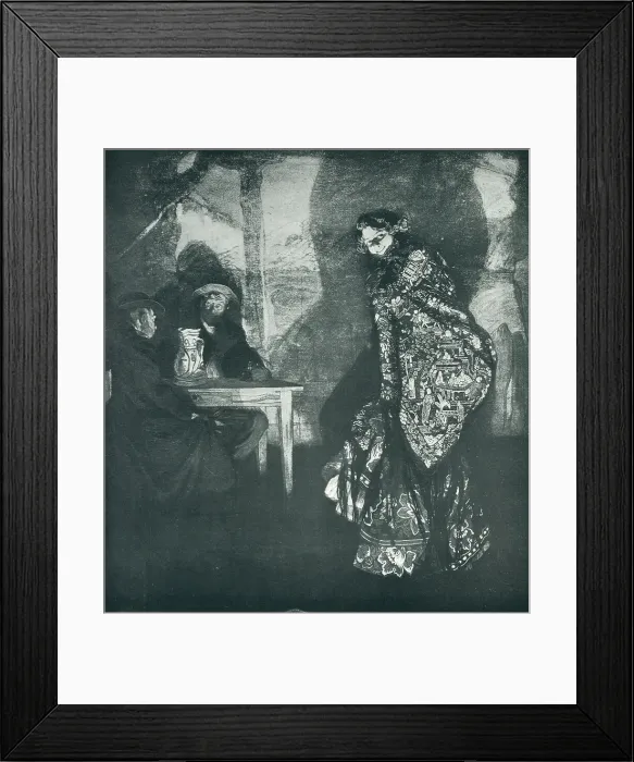 Framed Print : Ignacio Zuloaga Scene Framed Print : Ignacio Zuloaga Scene