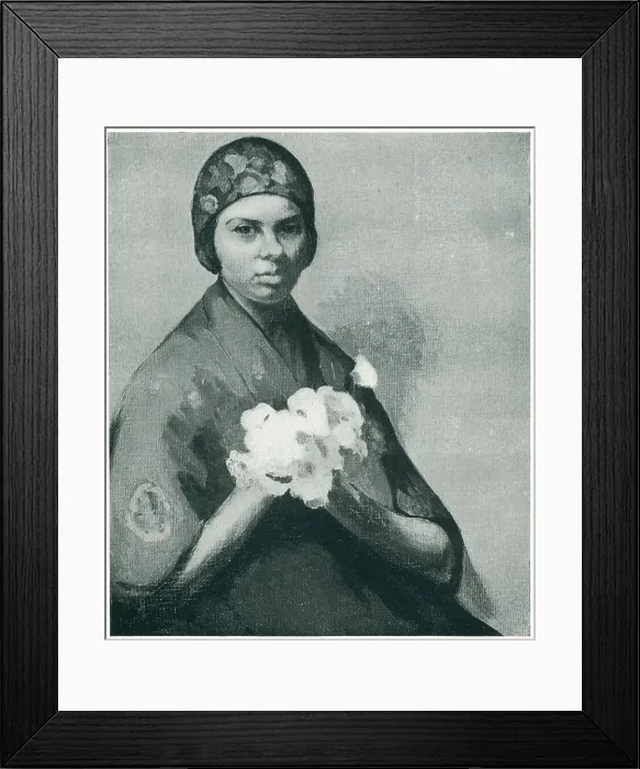 Framed Print : Girl With Roses Framed Print : Girl With Roses