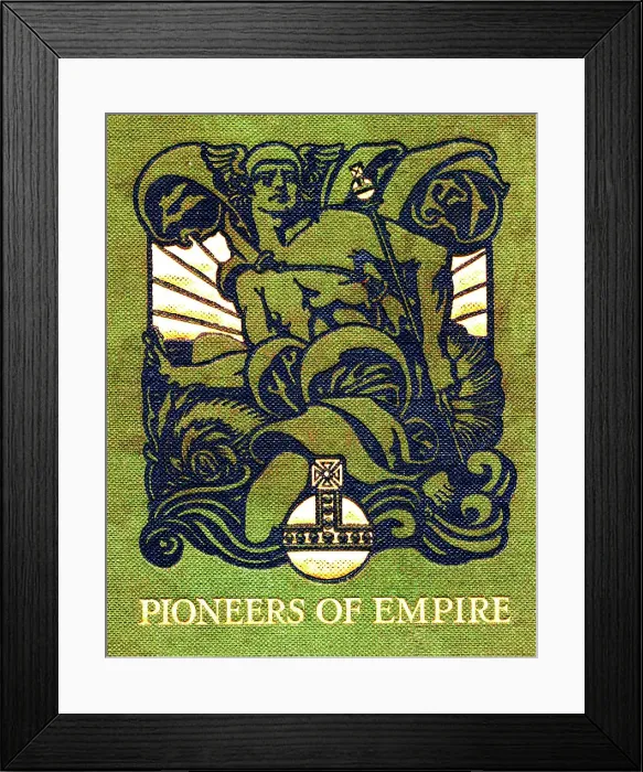 Framed Print : Pioneers of Empire series logo Framed Print : Pioneers of Empire series logo