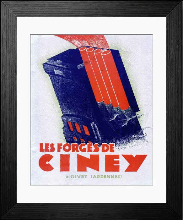 Framed Print : Les Forges de Ciney, Givey, Ardennes Framed Print : Les Forges de Ciney, Givey, Ardennes