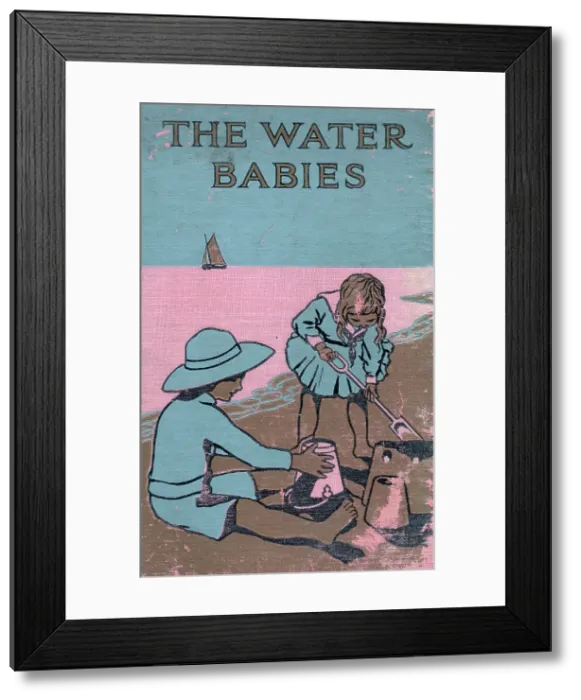 Framed Print : Book Cover - The Water Babies by Charles Kingsley Framed Print : Book Cover - The Water Babies by Charles Kingsley