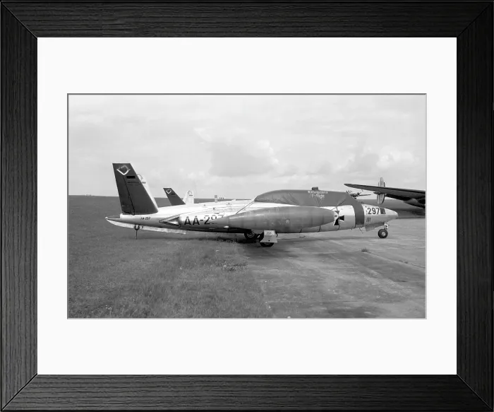 Framed Print : Fouga Magister AA-295 and a Sud-Ouest SO.30 Bretagne Framed Print : Fouga Magister AA-295 and a Sud-Ouest SO.30 Bretagne