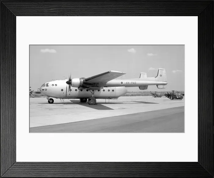 Framed Print : Nord Noratlas 4X-FAS Framed Print : Nord Noratlas 4X-FAS