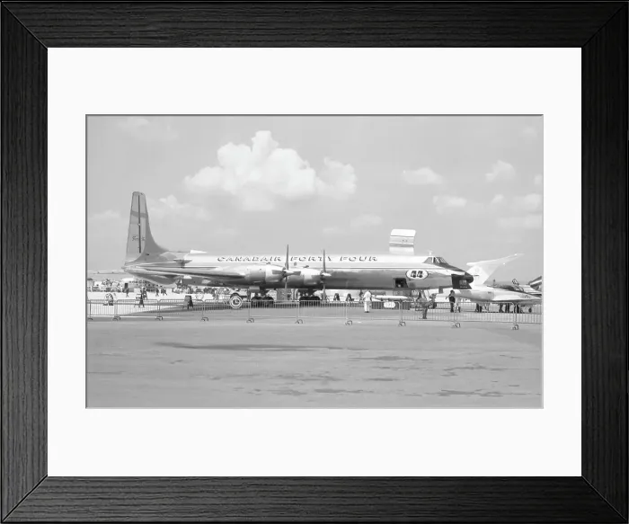 Framed Print : Canadair CL-44D CF-PBG
