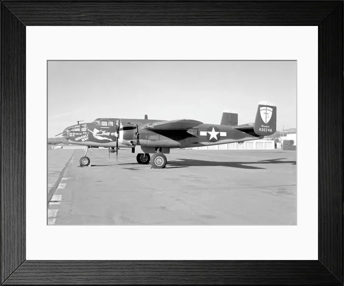 Framed Print : North American Mitchell N8195H / 44-30748 Framed Print : North American Mitchell N8195H / 44-30748