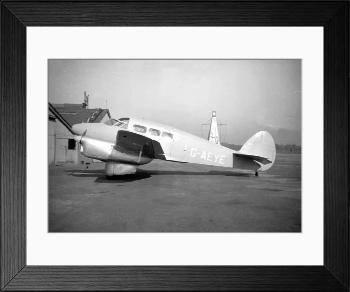 Framed Print : Percival Q.6 G-AEYE Framed Print : Percival Q.6 G-AEYE