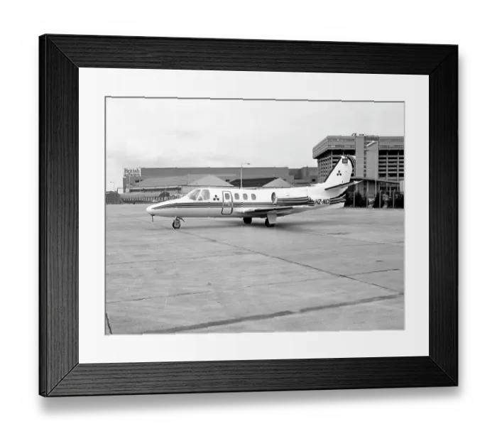Framed Print : Cessna Citation I HZ-NCI Framed Print : Cessna Citation I HZ-NCI