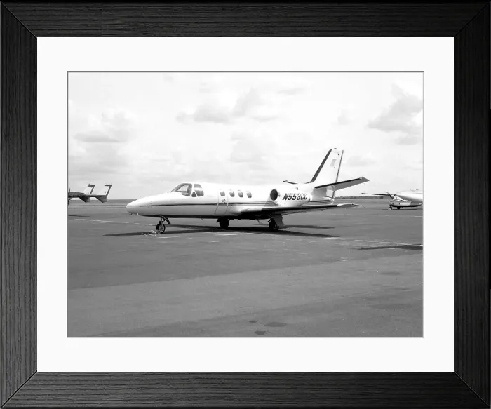 Framed Print : Cessna Citation I N553CC Framed Print : Cessna Citation I N553CC