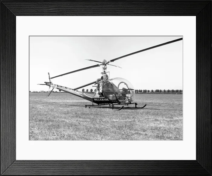 Framed Print : Hiller UH-12E EI-AKT Framed Print : Hiller UH-12E EI-AKT