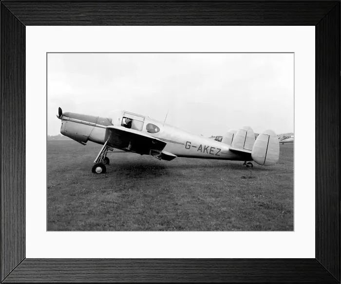 Framed Print : Miles Messenger 2A G-AKEZ Framed Print : Miles Messenger 2A G-AKEZ