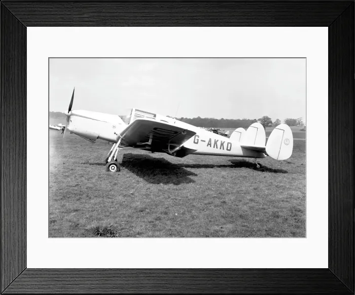 Framed Print : Miles Messenger 2A G-AKKO Framed Print : Miles Messenger 2A G-AKKO