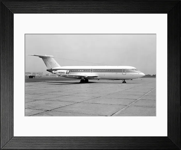 Framed Print : BAC 1-11 N1543 Framed Print : BAC 1-11 N1543