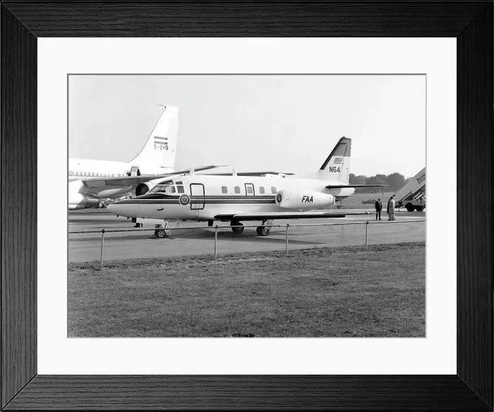 Framed Print : Rockwell Sabreliner N64 Framed Print : Rockwell Sabreliner N64