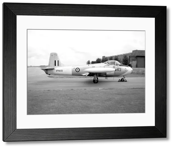 Framed Print : Hunting Jet Provost T.3 XM419 Framed Print : Hunting Jet Provost T.3 XM419