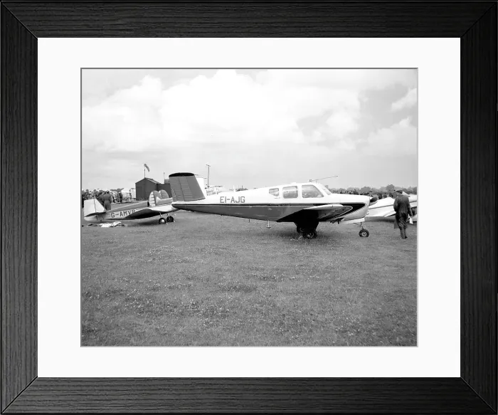 Framed Print : Beechcraft G35 Bonanza EI-AJG Framed Print : Beechcraft G35 Bonanza EI-AJG
