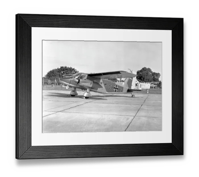 Framed Print : Dornier Do 28D Skyservant 58+62 Framed Print : Dornier Do 28D Skyservant 58+62