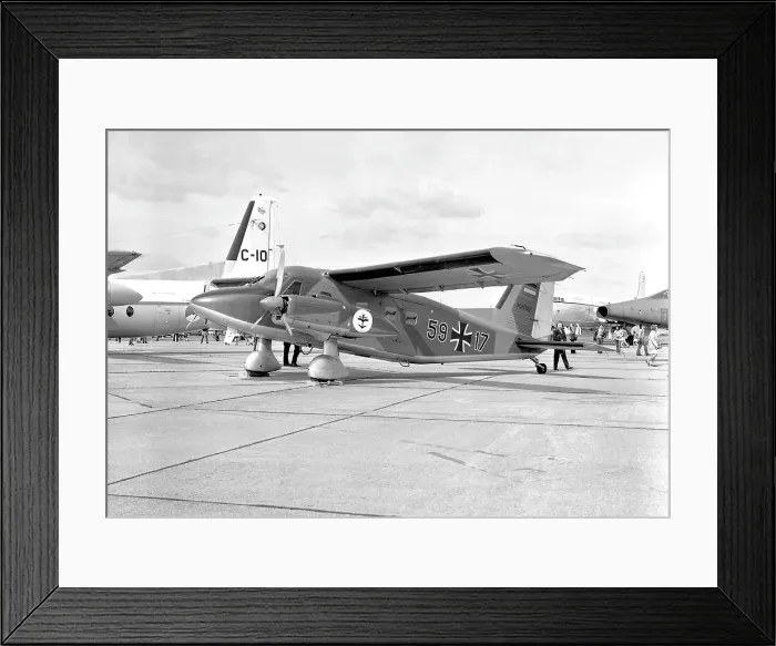 Framed Print : Dornier Do 28D Skyservant 59+17 Framed Print : Dornier Do 28D Skyservant 59+17