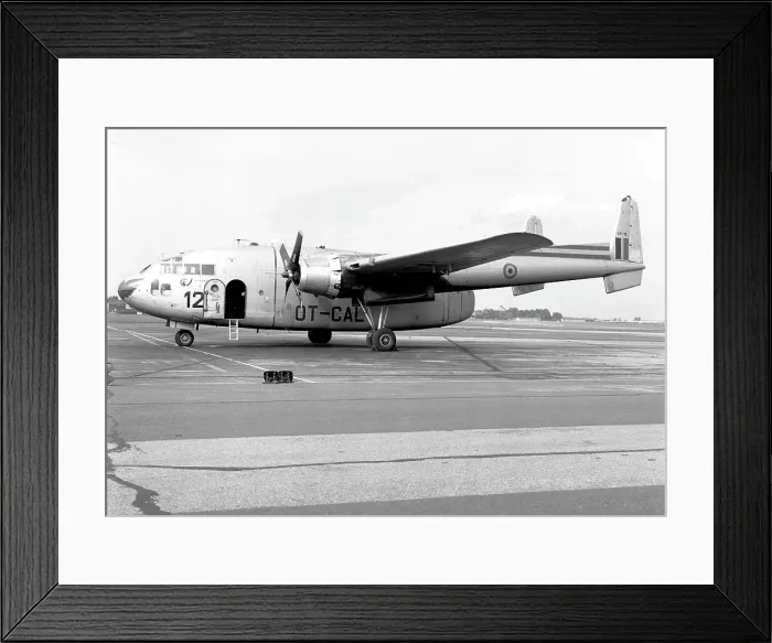 Framed Print : Fairchild C-119G Flying Boxcar CP-12 / OT-CAL Framed Print : Fairchild C-119G Flying Boxcar CP-12 / OT-CAL
