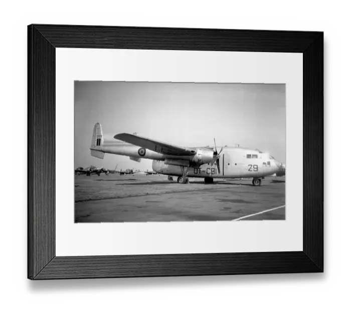 Framed Print : Fairchild C-119G Flying Boxcar CP-29 / OT-CBI Framed Print : Fairchild C-119G Flying Boxcar CP-29 / OT-CBI