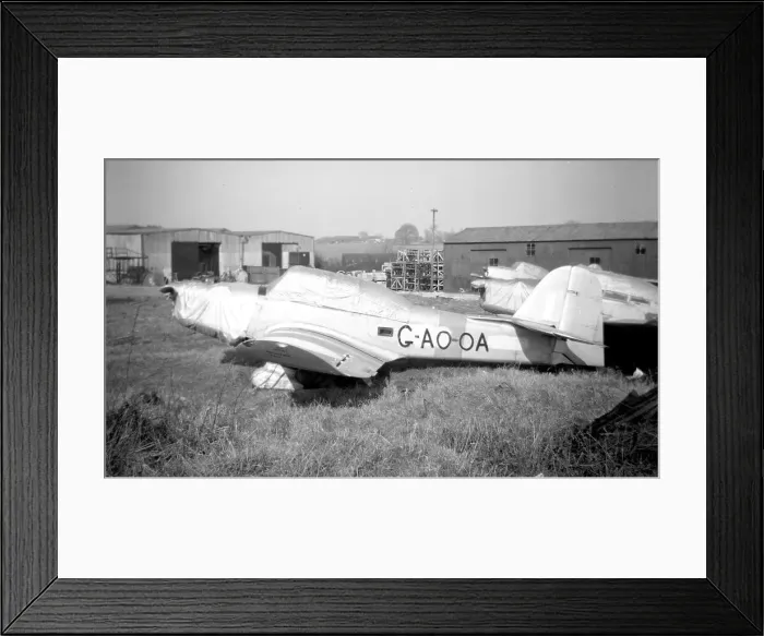 Framed Print : Percival Prentice T.1 G-AOOA Framed Print : Percival Prentice T.1 G-AOOA