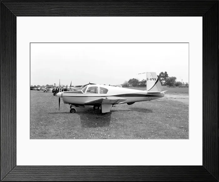 Framed Print : Mooney M.20A Mark 20 G-APVV Framed Print : Mooney M.20A Mark 20 G-APVV