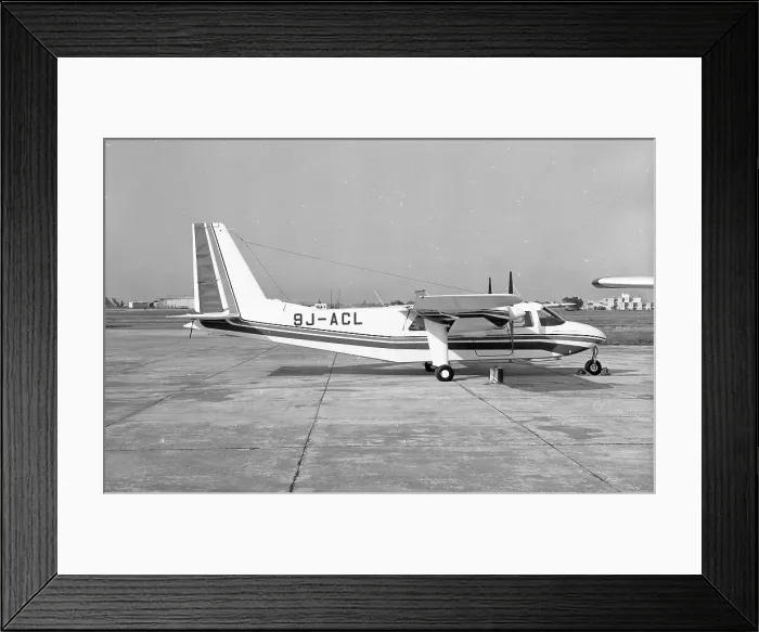 Framed Print : Britten-Norman BN-2A Islander 9J-ACL Framed Print : Britten-Norman BN-2A Islander 9J-ACL