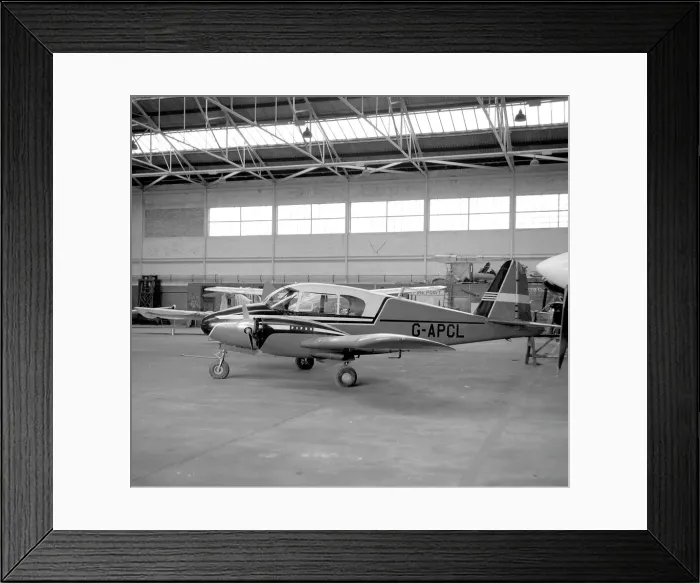 Framed Print : Piper Apache G-APCL Framed Print : Piper Apache G-APCL