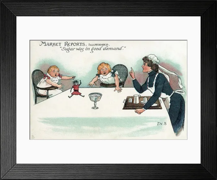 Framed Print : Market Reports Series - Sugar in Good Demand Framed Print : Market Reports Series - Sugar in Good Demand