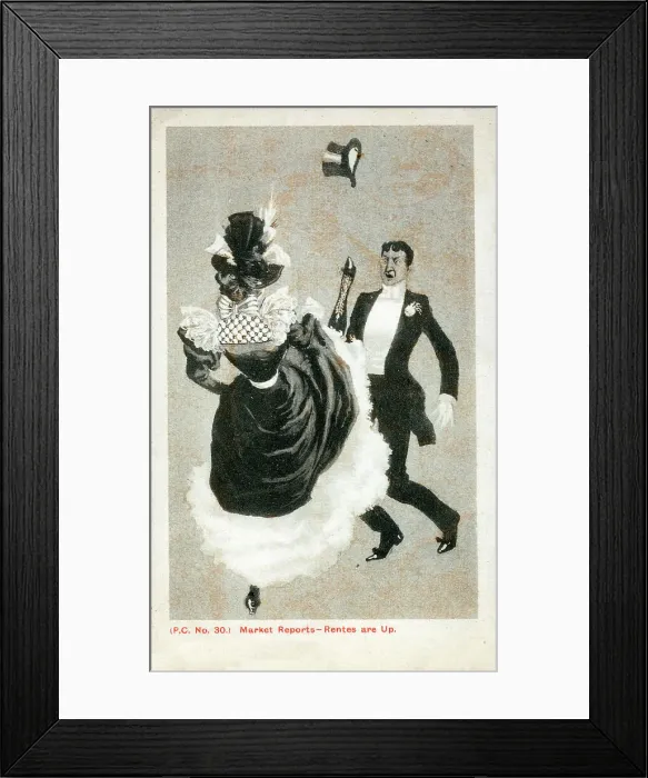 Framed Print : Market Reports - Rentes (sic) are Up Framed Print : Market Reports - Rentes (sic) are Up