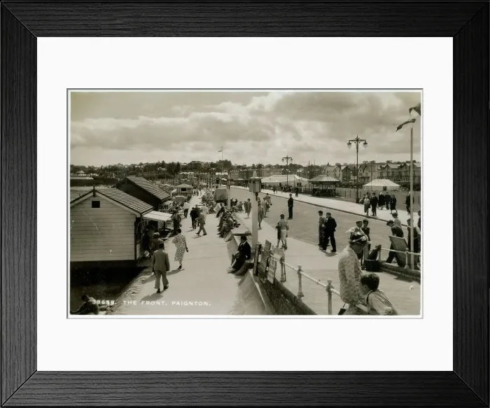 Framed Print : The Front, Paignton, Devon Framed Print : The Front, Paignton, Devon