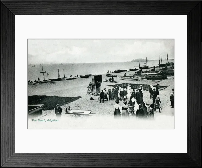 Framed Print : Punch and Judy Show on Brighton Beach - East Sussex Framed Print : Punch and Judy Show on Brighton Beach - East Sussex