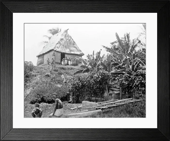 Framed Print : Kandavu, Fiji, Victorian period Framed Print : Kandavu, Fiji, Victorian period