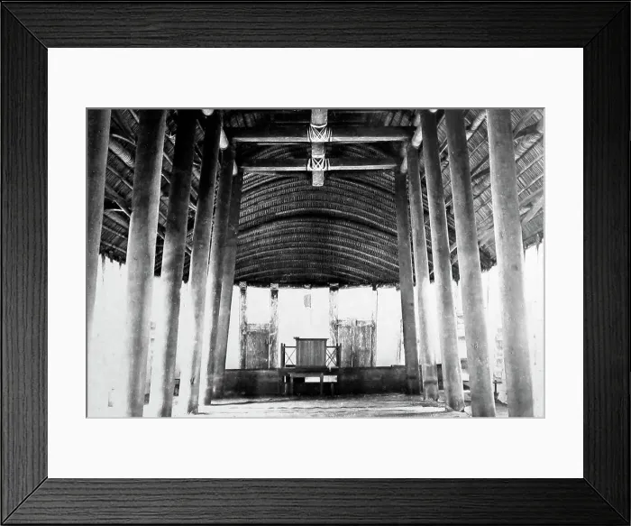Framed Print : A Church in the Savage Islands, South Pacific Framed Print : A Church in the Savage Islands, South Pacific